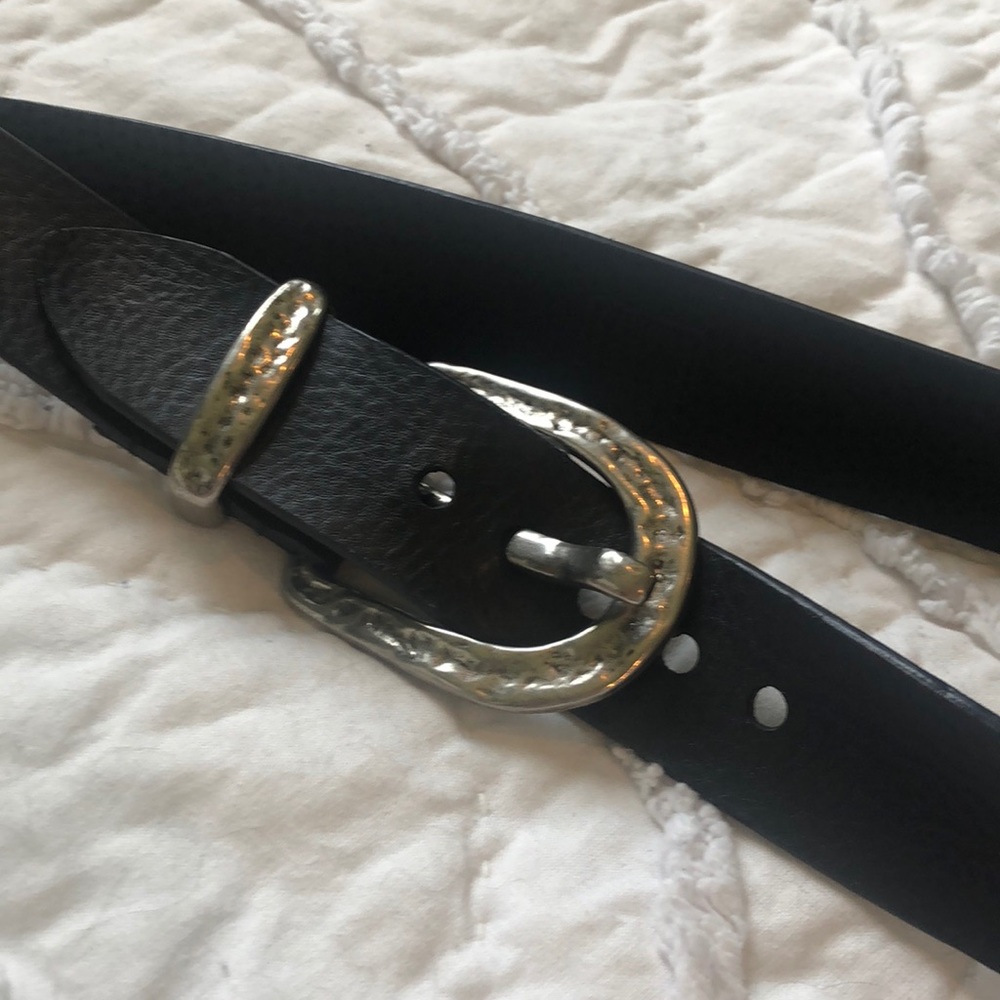 Black Leather Belt